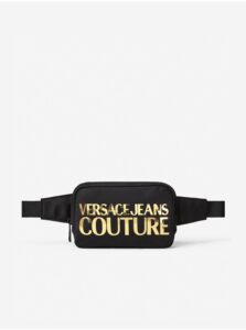 Čierna pánska ľadvinka s nápisom Versace Jeans Couture