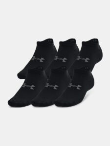 Under Armour UA Essential No Show Ponožky 6 párov Čierna