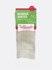 Dámske zimné ponožky BAMBUS WINTER SOCKS - Dámske zimné bambusové ponožky - čierna
