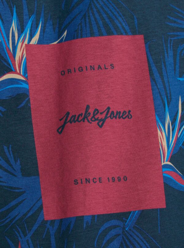 Krémové tričko s potlačou Jack & Jones Floral
