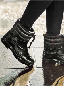 Čierne dámske členkové topánky s umelým kožúškom Scholl New Vestmann