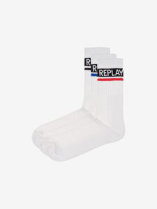 Replay Ponožky 3 páry Biela Viacfarebná