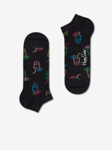 Happy Socks Lemonade Ponožky Čierna