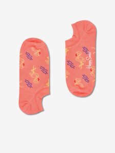 Happy Socks Flamingo No Show Ponožky Ružová