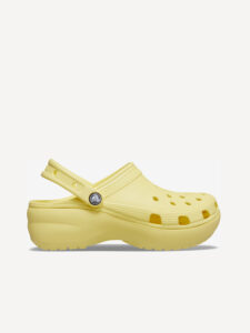 Crocs Classic Platfrorm Šľapky Žltá