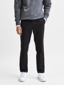 Selected Homme Miles Chino Nohavice Čierna