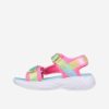 Ružové dievčenské sandále Skechers