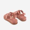 Ružové dámske sandále Zaxy