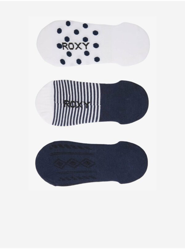 Ponožky pre ženy Roxy - tmavomodrá, biela