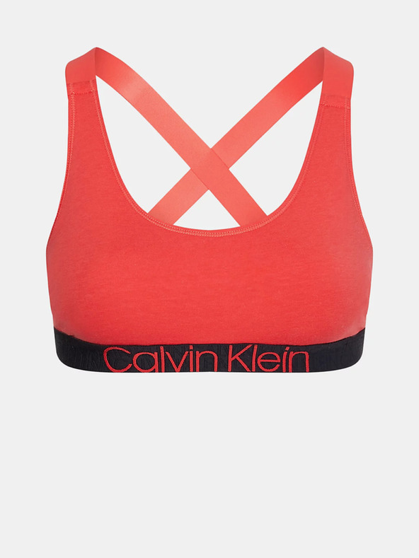 Calvin Klein Unlined Bralette Podprsenka Červená