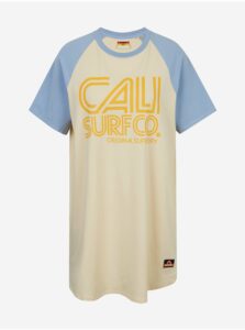 Letné a plážové šaty pre ženy Superdry - svetloružová, modrá, žltá