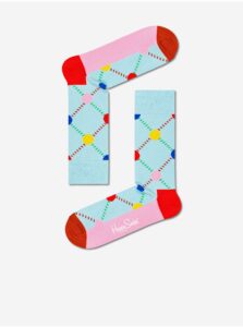 Ponožky pre ženy Happy Socks - svetlomodrá, ružová