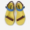 Sandále pre ženy Camper - žltá, modrá, hnedá
