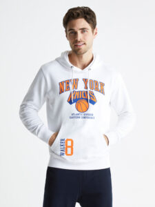 Celio NBA New York Knicks Mikina Biela