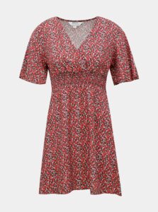 Červené kvetované šaty Dorothy Perkins Petite