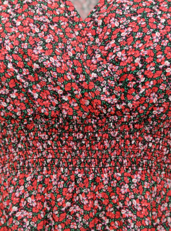 Červené kvetované šaty Dorothy Perkins Petite