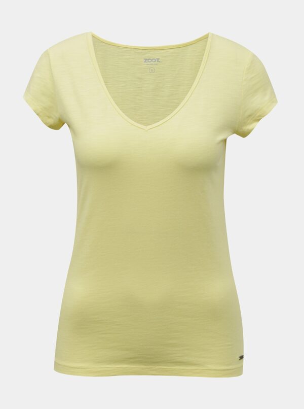 Žlté dámske basic tričko ZOOT Baseline Lia