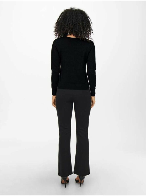 Čierny basic sveter Jacqueline de Yong Marco