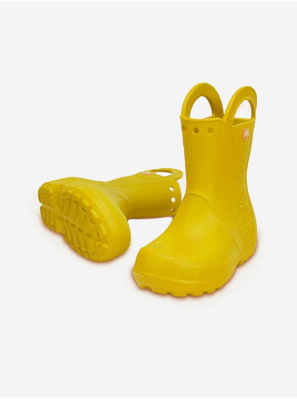 Žlté drtské čižmy Crocs