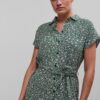 Šaty na denné nosenie pre ženy Pieces - zelená