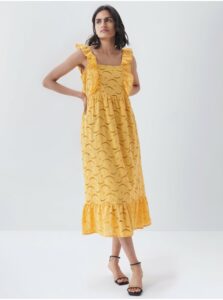 Šaty na denné nosenie pre ženy Salsa Jeans - žltá