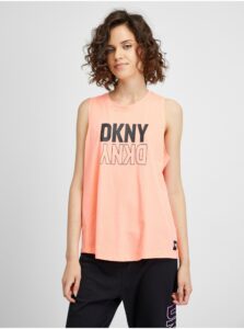Tielka pre ženy DKNY - oranžová