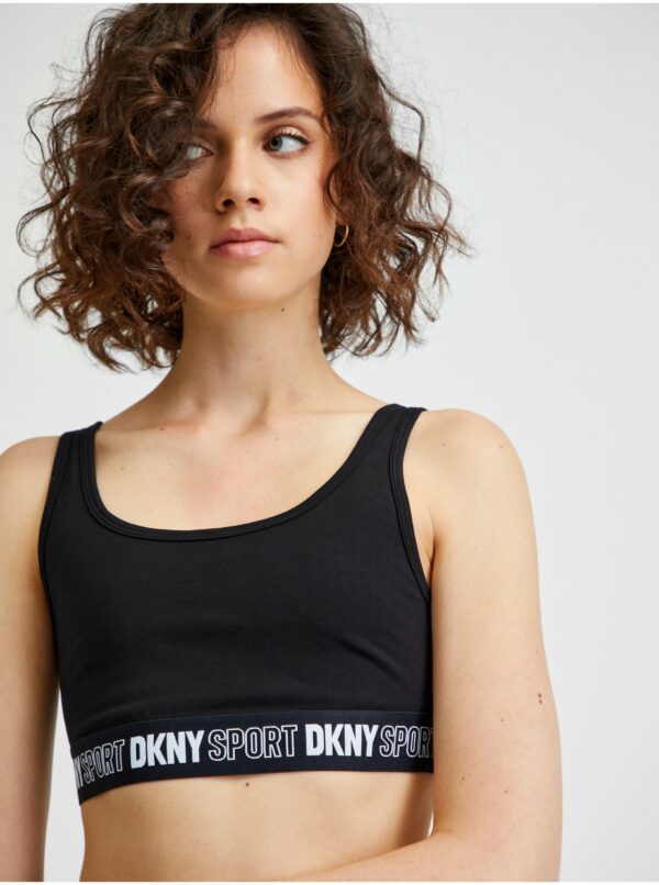 Športové podprsenky pre ženy DKNY - čierna