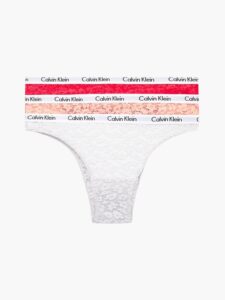 Calvin Klein Underwear	 Nohavičky 3 ks Červená