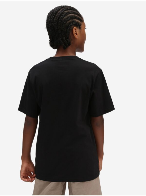 Čierne chlapčenské tričko s potlačou VANS