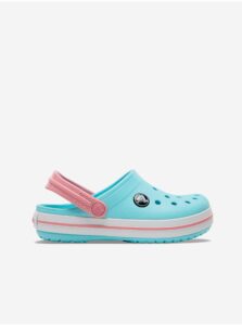 Ružovo-modré dievčenské papuče Crocs