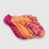 Oranžové nízke ponožky summer GAP, 3 páry