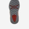 Červeno-šedé chlapčenské topánky so svietiacou podrážkou Geox Bayonyc
