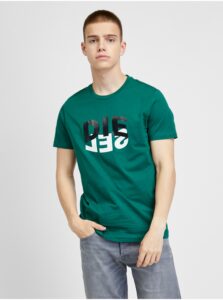 Zelené pánske tričko Diesel Diegos
