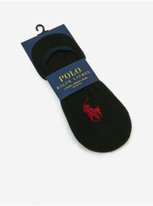 Sada troch párov pánskych ponožiek v čiernej farbe Ralph Lauren