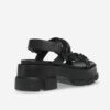 Čierne dámske sandále na platforme Steve Madden Provoke