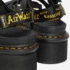 Čierne dámske kožené sandále na platforme Dr. Martens Kimber