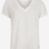 Biele dámske tričko O'Neill LW ESSENTIALS V-NECK T-SHIRT