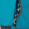 Modrá detská softshellová vzorovaná bunda Unuo