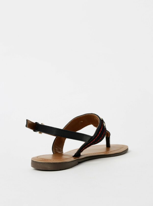 Čierne dámske sandále Tom Tailor
