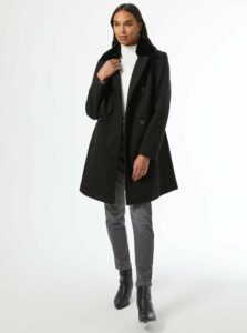 Čierny kabát Dorothy Perkins