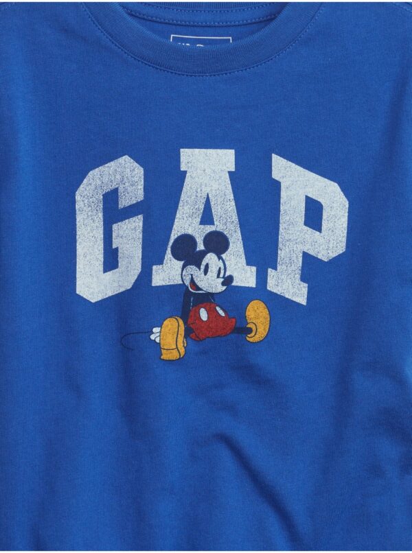 Modré chlapčenské tričko GAP & Disney Mickey GAP