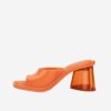 Oranžové papuče na podpätku Melissa Candy