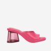 Ružové papuče na podpätku Melissa Candy