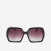Čierno-hnedé dámske vzorované slnečné okuliare ALDO Gigolla