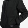 Čierna chlapčenská ľahká bunda s kapucňou DC Rowdy