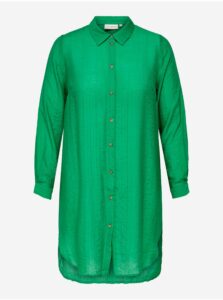 Zelené košeľové šaty ONLY CARMAKOMA Vanda