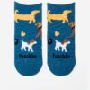 Tmavomodré vzorované ponožky Fusakle Výstava psov