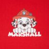 Červené chlapčenské tričko Fusakle Patrol Marshall