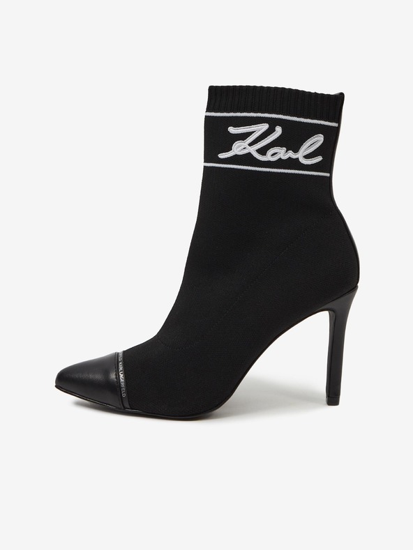 Karl Lagerfeld Pandara Členková obuv Čierna