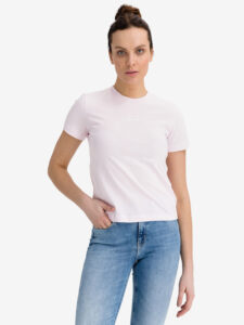 Calvin Klein Jeans Monogram Logo Tričko Ružová